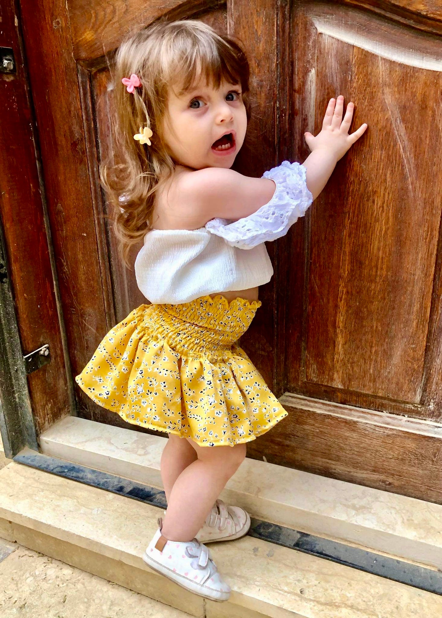 Yellow skirt