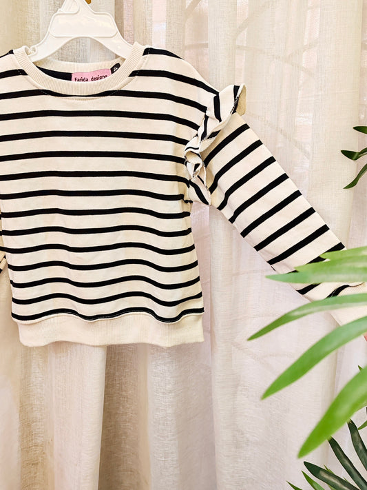 Striped sweatshirt