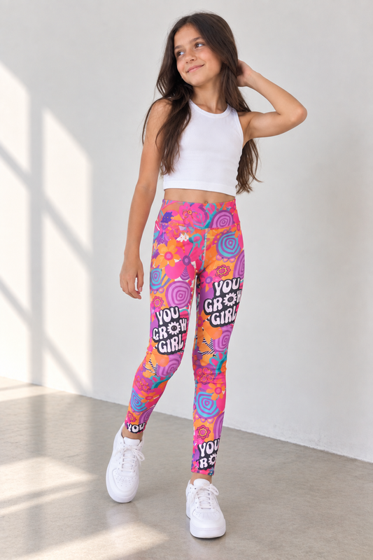 Grow girl leggings