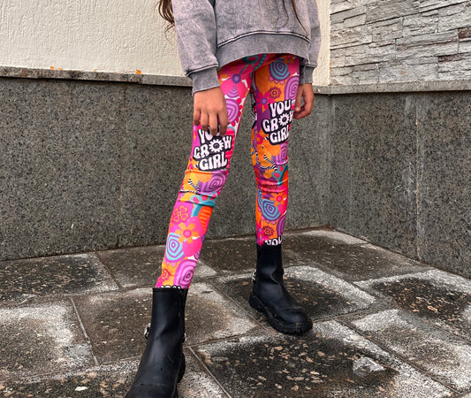 Grow girl leggings