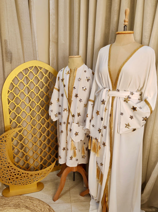 Fajr white kaftan