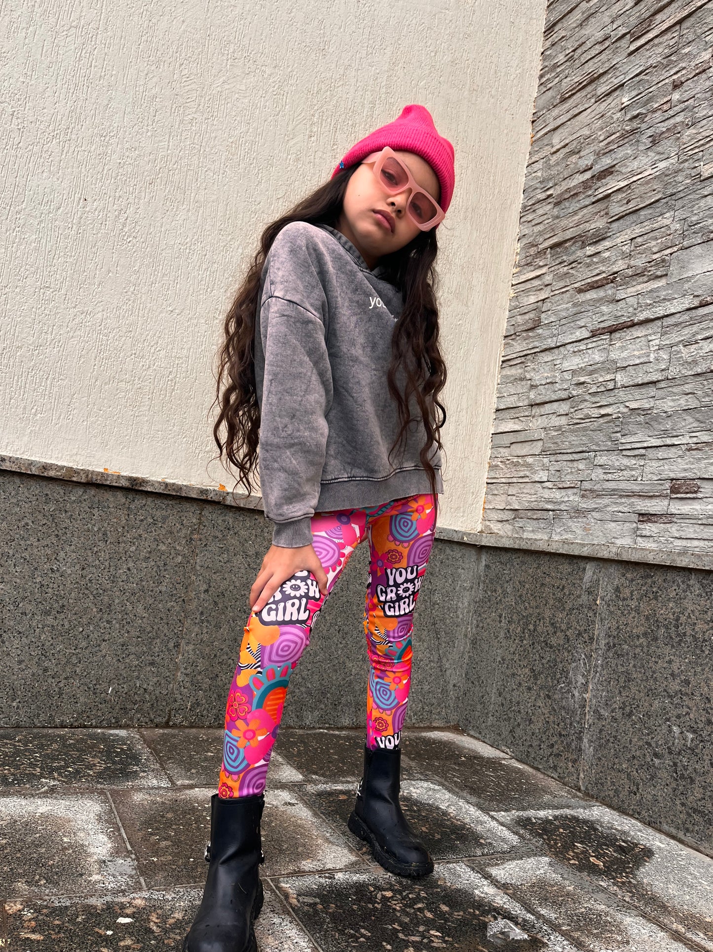 Grow girl leggings