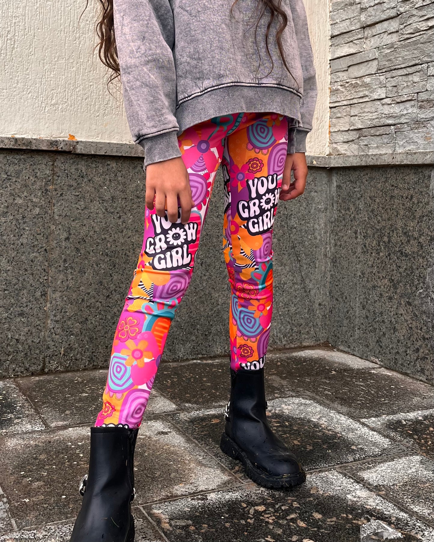 Grow girl leggings