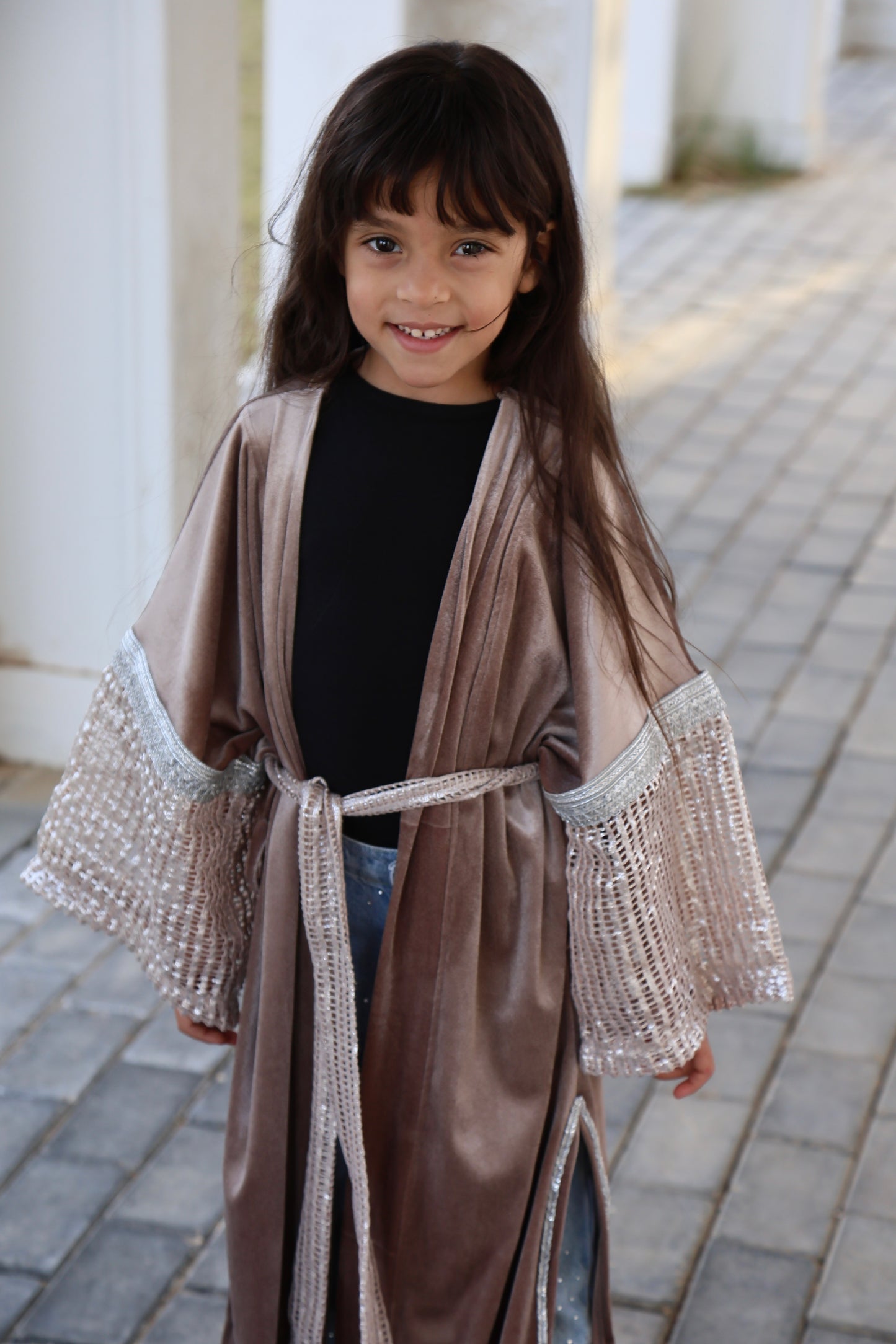 Silver glow kaftan