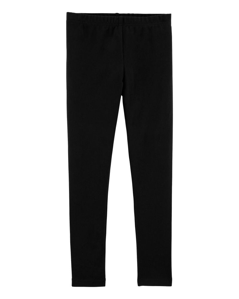 Black cotton leggings